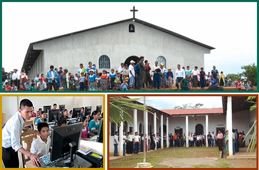 Ixcan Ministries' accomplishments include a new school, computer lab, and church.